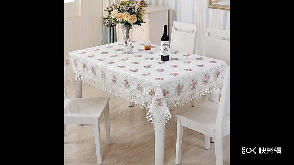 Embroidered Tablecloth Lace Hollow Pastoral Style Table Cloth Coffee Table Cloth Decorative Tablecloth Long Tablecloth