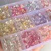 2000Pcs Crystal Glass Beads Jelly Bubble Loose Spacer Beads for DIY Necklace Bracelet Jewelry Making