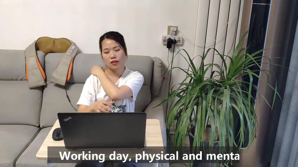 Home Car U Shape Electrical Shiatsu Body Shoulder Neck Massager Back Infrared 4D Kneading Massage HealthCare