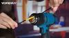Yofidra 18V Electric Heat Gun Hot Air Gun Cordless Rechargeable Handheld Shrink Wrapping Power Tool with 3 Nozzles For Makita 18V Battery