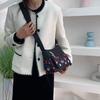 Fashion New Middle-aged Mother Bag Large-capacity Printed Multi-layer Shoulder Bag Lightweight Casual Joker Lady Crossbody Bag