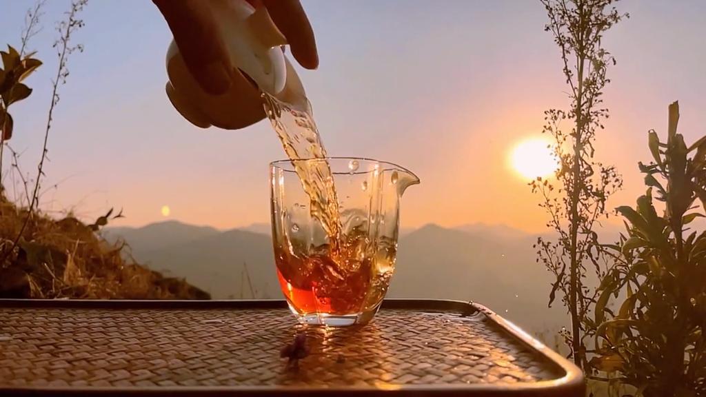 2016 Gongting Jin Zhuan Shu Puer Tea Palace Gold Brick Ripe Puer Mini Tea Brick