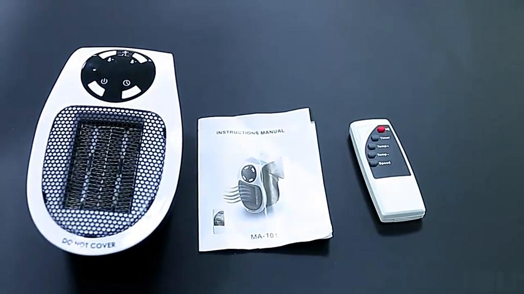 500W Winter Electric Heater Portable Heating Stove Mini Wall-Outlet Powerful Fast Heating Warm Heater Remote Control Electric Heater