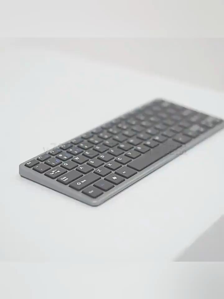 Thin Bluetooth+2.4G Bluetooth Keyboard Set Wireless Rechargeable Keyboard Set for Tablet iPad iPhone Laptop Macbook Russia
