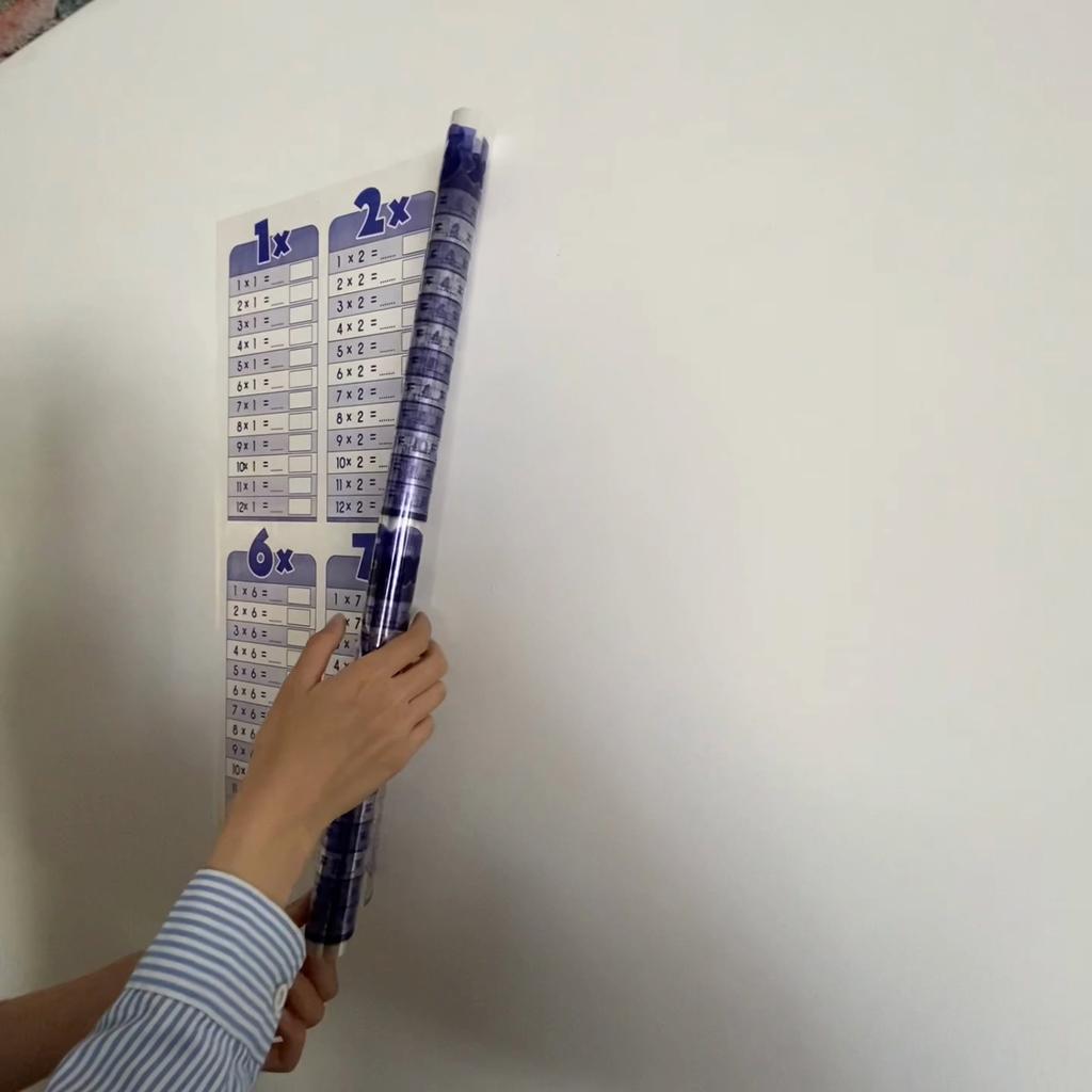 Таблица умножения Доска для письма Smart Paper Board English 100x56 см + 1 ручка
